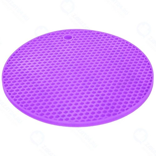 Силиконовая подставка под горячее Bradex TK 0445, 18 см, фиолетовая