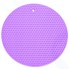 Силиконовая подставка под горячее Bradex TK 0445, 18 см, фиолетовая