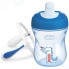 Поильник детский Chicco Training Cup, 6 м+, 200 мл, синий (00006921200050)