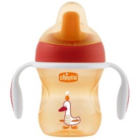 Поильник детский Chicco Training Cup, 6+, 200 мл, красный (340624119) (00006921300050)