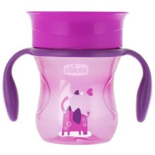 Чашка-поильник детский Chicco Perfect Cup, 12+, 266 мл, розовый (340624028) (00006951100050)