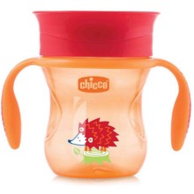 Чашка-поильник детский Chicco Perfect Cup, 12+, 266 мл, ежик (340624130) (00006951300050)