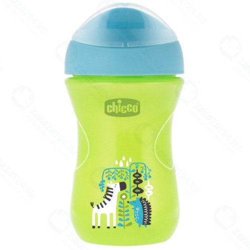 Поильник детский Chicco Easy Cup, 12+, 266 мл, зебра (340624121) (00006961200050)