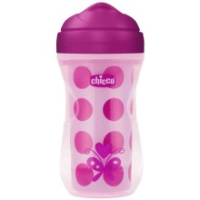 Чашка-поильник детский Chicco Active Cup, 14+, 266 мл, горох (340624131) (00006981100050)