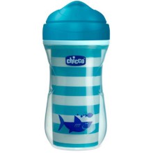 Чашка-поильник детский Chicco Active Cup, 14+, 266 мл, акула (340624132) (00006981200050)