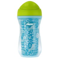Чашка-поильник детский Chicco Active Cup, 14+, 266 мл, орнамент (340624232) (00006981200050)