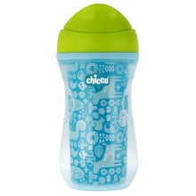 Чашка-поильник детский Chicco Active Cup, 14+, 266 мл, орнамент (340624232) (00006981200050)