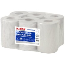 Бумажные полотенца ЛАЙМА Universal, 6 рулонов х 120 м (112508)