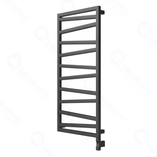 Полотенцесушитель электрический ARTOFSPACE Zetta, без полки, правый, с элементом скрытой проводки, 47х107 см (EAZ.NL4701070RAL9005MATAOSRS)