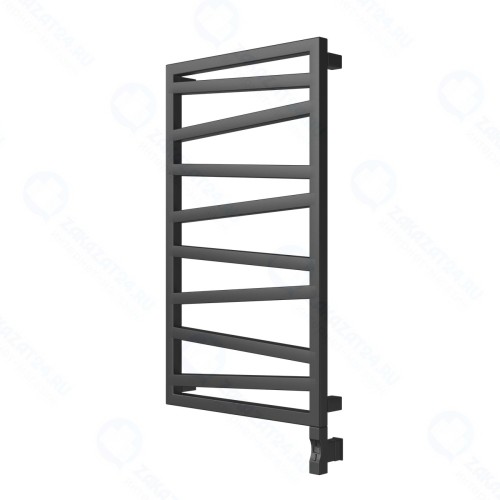 Полотенцесушитель электрический ARTOFSPACE Zetta, без полки, правый, с элементом скрытой проводки, 47x83,5 см (EAZ.NL470835RAL9005MATAOSRS)