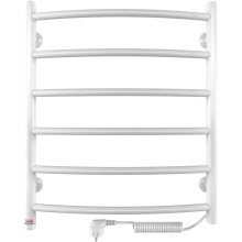 Полотенцесушитель электрический Indigo Arc, 600х500 мм, провод справа, белый (LAE60-50WhR)