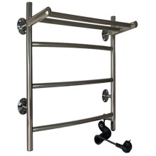 Полотенцесушитель электрический Indigo Arc, 500х400 мм, провод справа, черный муар (LCAE50-40BRPHR)