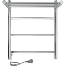 Полотенцесушитель электрический Indigo Arc, 500х400 мм, провод слева, хром (LCAE50-40PHL)