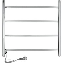 Полотенцесушитель электрический Indigo Arc, 500х500 мм, провод справа, хром (LCAE50-50HR)