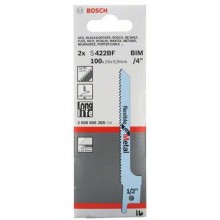 Полотно для сабельной пилы Bosch 100 мм, TPI 14, BIM, 2 шт (2.608.656.268)