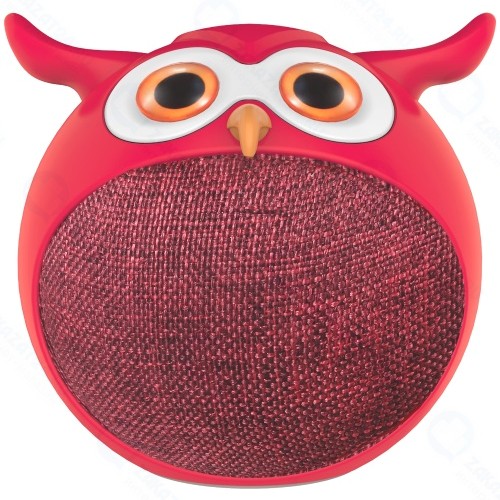 Портативная колонка InterStep SBS-460 Сова, красная (IS-LS-SBS460TWS-REDB201)