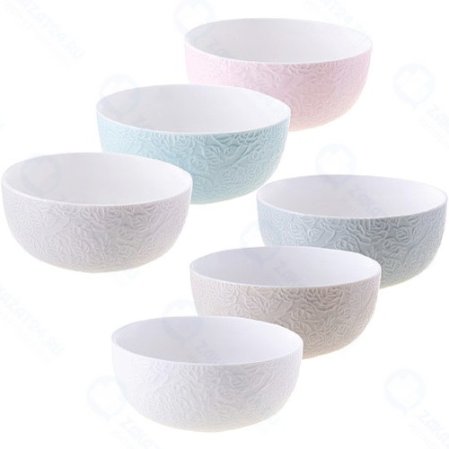 Набор салатников LORAINE 550 мл, 6 предметов (29472)