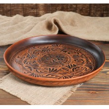 Блюдо КРАСНАЯ-ГЛИНА 34 см (4376329)