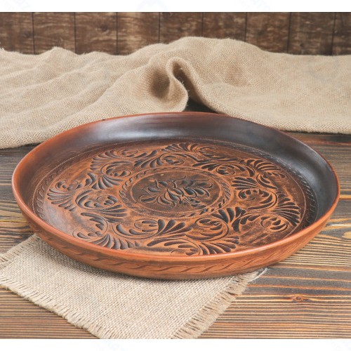 Блюдо Красная глина 34 см (4376329)