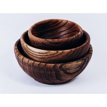 Набор тарелок из натурального вяза MAGISTRO 3 шт, коричневый (4933782) Набор тарелок из натурального вяза MAGISTRO 3 шт, коричневый (4933782)