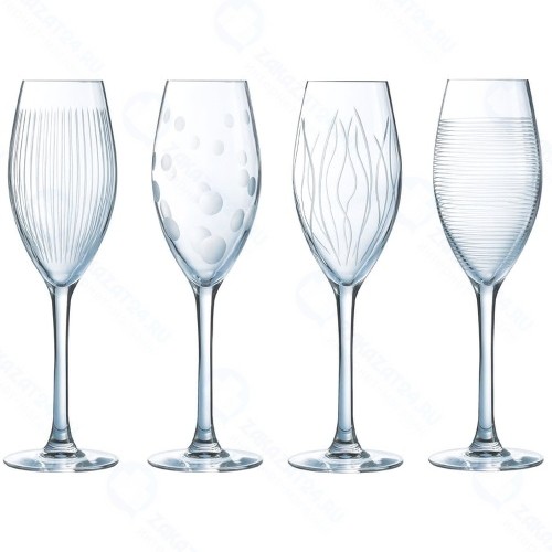 Набор бокалов для шампанского Luminarc 170 мл, 4 шт (N5286)