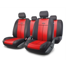 Чехлы для автомобильных сидений AutoProfi TT-902P Black/Red Чехлы для автомобильных сидений AutoProfi TT-902P Black/Red