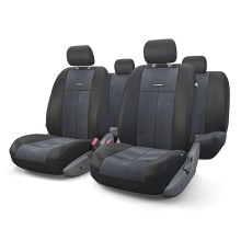 Чехлы для автомобильных сидений AutoProfi TT-902V Black/Black Чехлы для автомобильных сидений AutoProfi TT-902V Black/Black