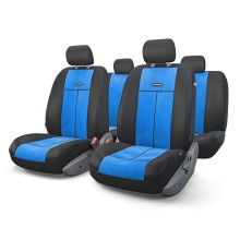 Чехлы для автомобильных сидений AutoProfi TT-902V Black/Blue Чехлы для автомобильных сидений AutoProfi TT-902V Black/Blue
