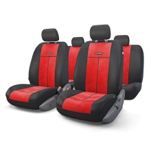 Чехлы для автомобильных сидений AutoProfi TT-902V Black/Red Чехлы для автомобильных сидений AutoProfi TT-902V Black/Red