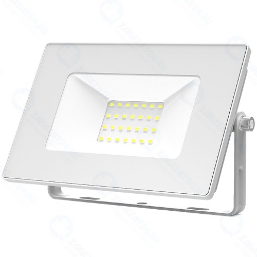 Светодиодный прожектор Gauss Elementary 30W 2100lm IP65 6500К, белый (613120330)