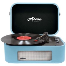 Проигрыватель виниловых дисков Alive Audio Stories Turquoise Bluetooth (STR-06-TS)