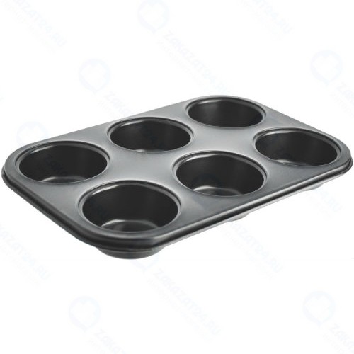 Форма для выпечки REGENT-INOX 93-CS-EA-4-08 Easy, 27*18*3 см, для кексов, 6 ячеек