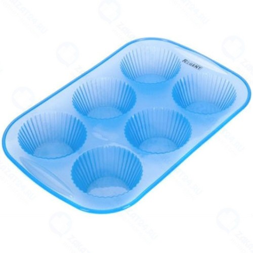 Форма для выпечки REGENT-INOX 93-SI-FO-110 Silicone 26*18*2,5 см, 6 ячеек