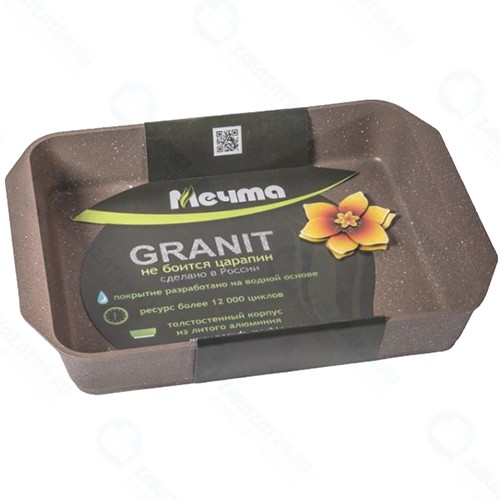 Противень Мечта 95806 Гранит, 40*30 см Brown
