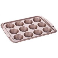 Форма Tescoma Delicia Gold 623560 для 12 кексов, 39x28 см.