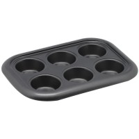 Форма для маффинов Zanussi Taranto, 6 ячеек Black (ZAC33211BF)