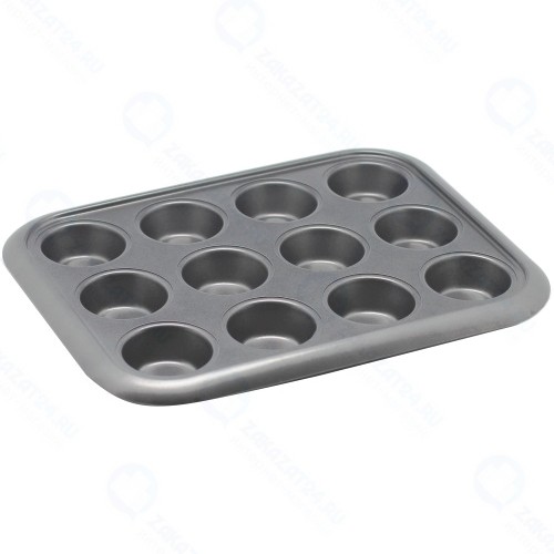 Форма для маффинов Zanussi Taranto, 12 ячеек Black (ZAC35211BF)