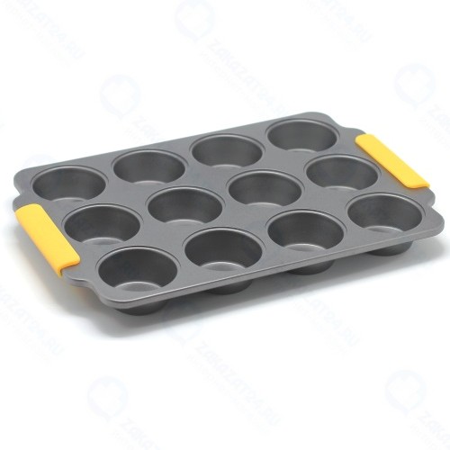 Форма для маффинов Zanussi Amalfi, 12 ячеек Black (ZAC35413CF)