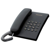 Телефон проводной Panasonic KX-TS2350RUB