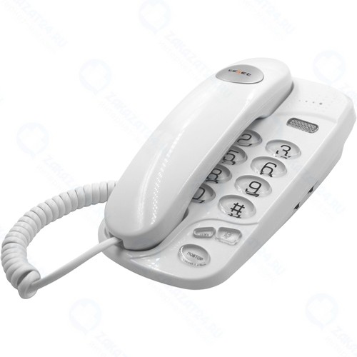 Телефон проводной teXet TX-238 White