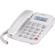 Телефон проводной teXet TX-250 White