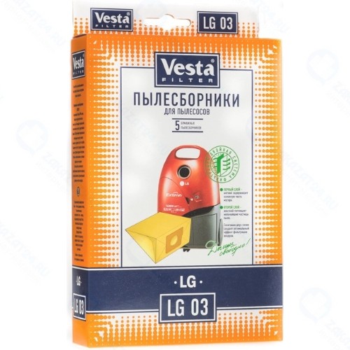 Комплект пылесборников Vesta LG 03 для пылесосов LG
