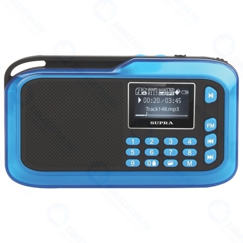 Радиоприемник Supra PAS-3909 Blue