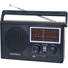 Радио Supra ST-126 Black
