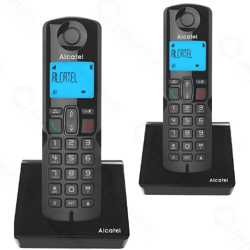 Радиотелефон Alcatel S230 Duo RU Black