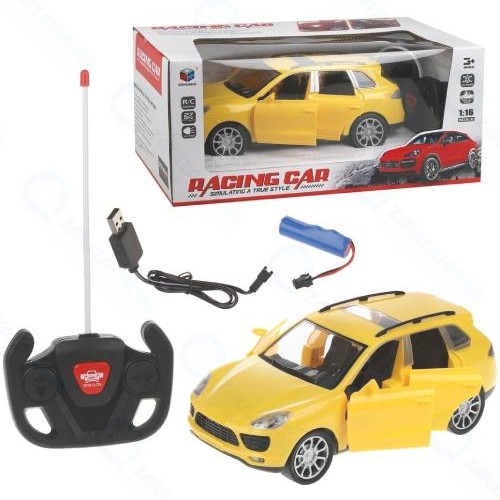 Радиоуправляемая машинка Наша Игрушка желтая (6255-2)