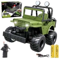 Радиоуправляемая машинка Наша Игрушка зеленая (8880E)