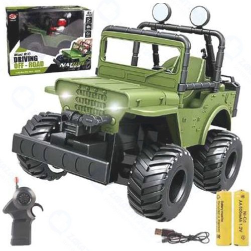 Радиоуправляемая машинка Наша Игрушка зеленая (8880E)