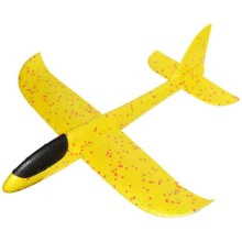 Метатальный самолет-планер HQTOYS Air, 48 см, желтый (AIR48)