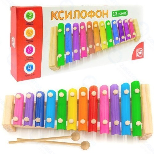 Ксилофон Нескучные игры 12 тонов (РДИ Д1014а)